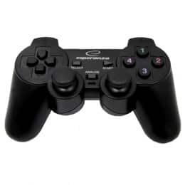 Gamepad Esperanza EG106 (PC, PS2, PS3; czarny)