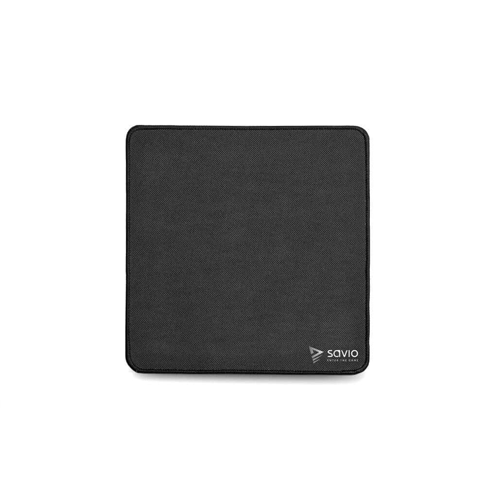 SAVIO GAMING MOUSE PAD 250x250x2mm, Black Edition — zdjęcie 1 z 3