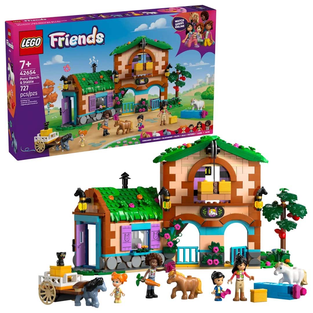 LEGO Friends 42654 - Ranczo kucyków i stajnia — zdjęcie 1 z 8
