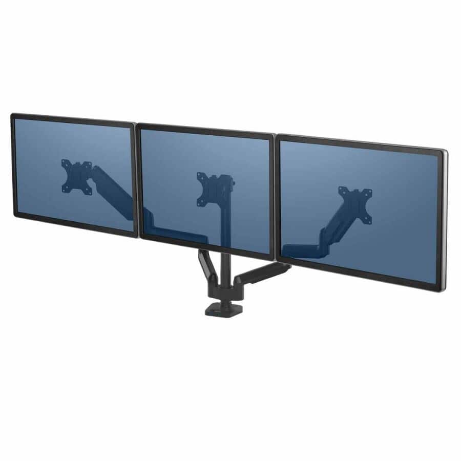 Fellowes Ergonomia ramię na 3 monitory - seria Platinum — zdjęcie 1 z 6
