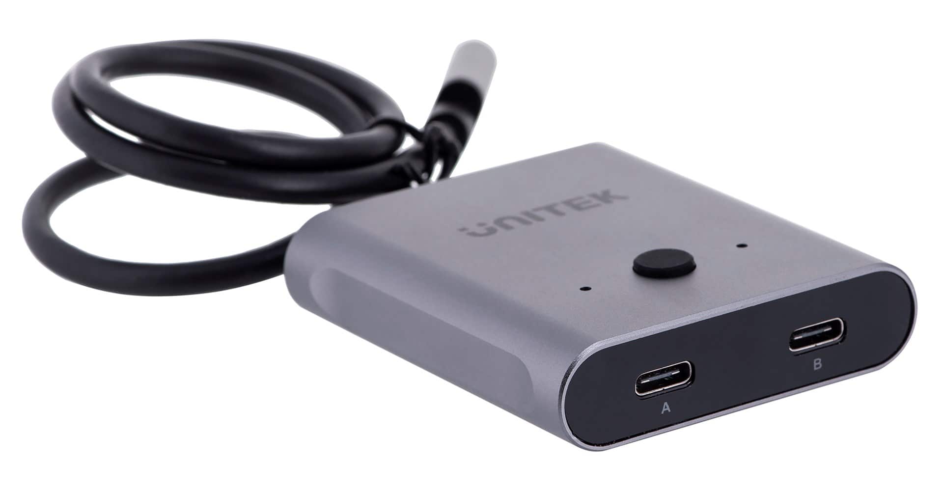 UNITEK PRZEŁĄCZNIK USB-C 4K 144HZ, DWUKIERUNKOWY — zdjęcie 1 z 8