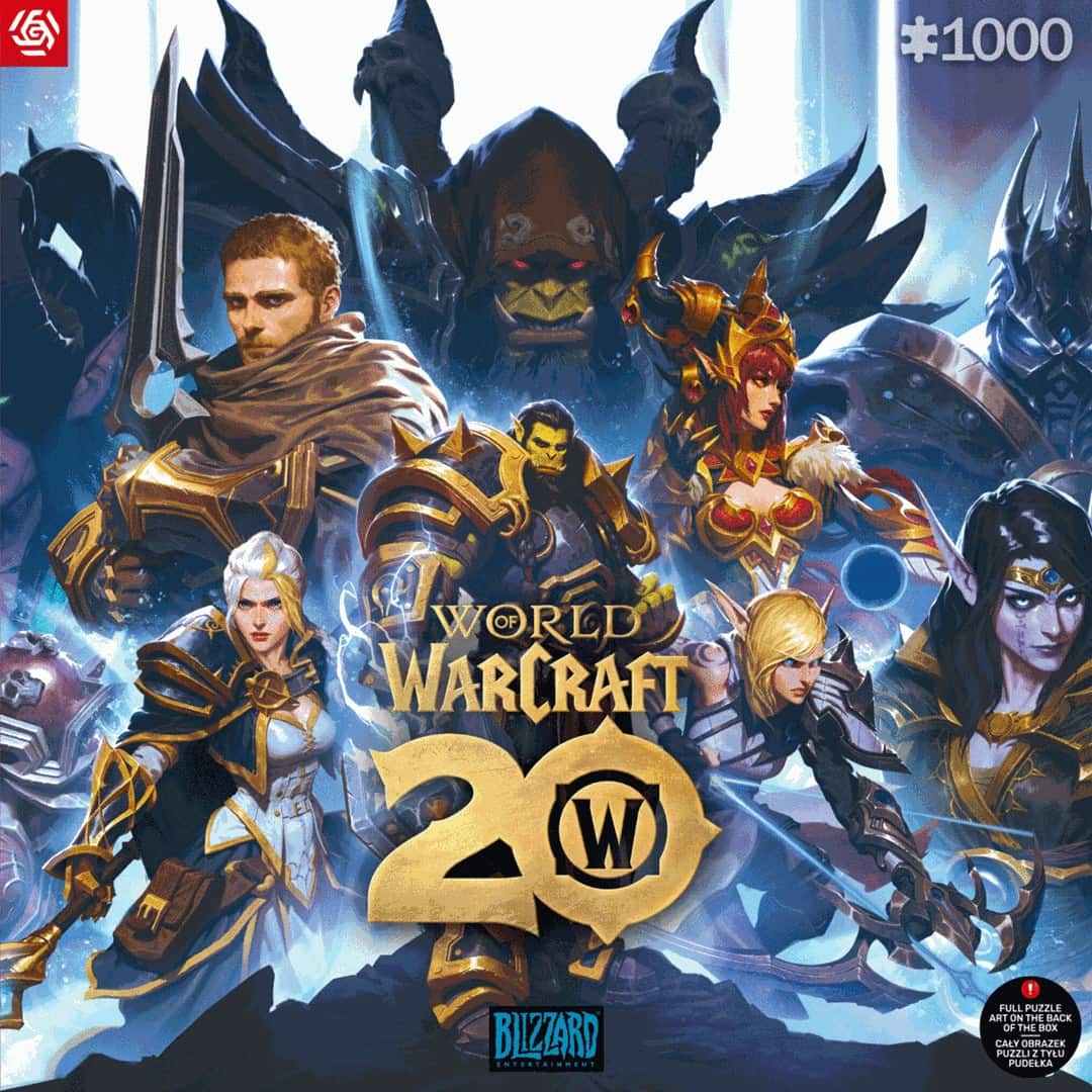 Puzzle Good Loot Gaming Puzzle: World of Warcraft 20th Anniversary 1000 elementów — zdjęcie 1 z 6