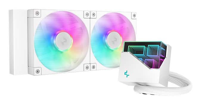 Chłodzenie wodne DeepCool LT240 WH ARGB — zdjęcie 1 z 6