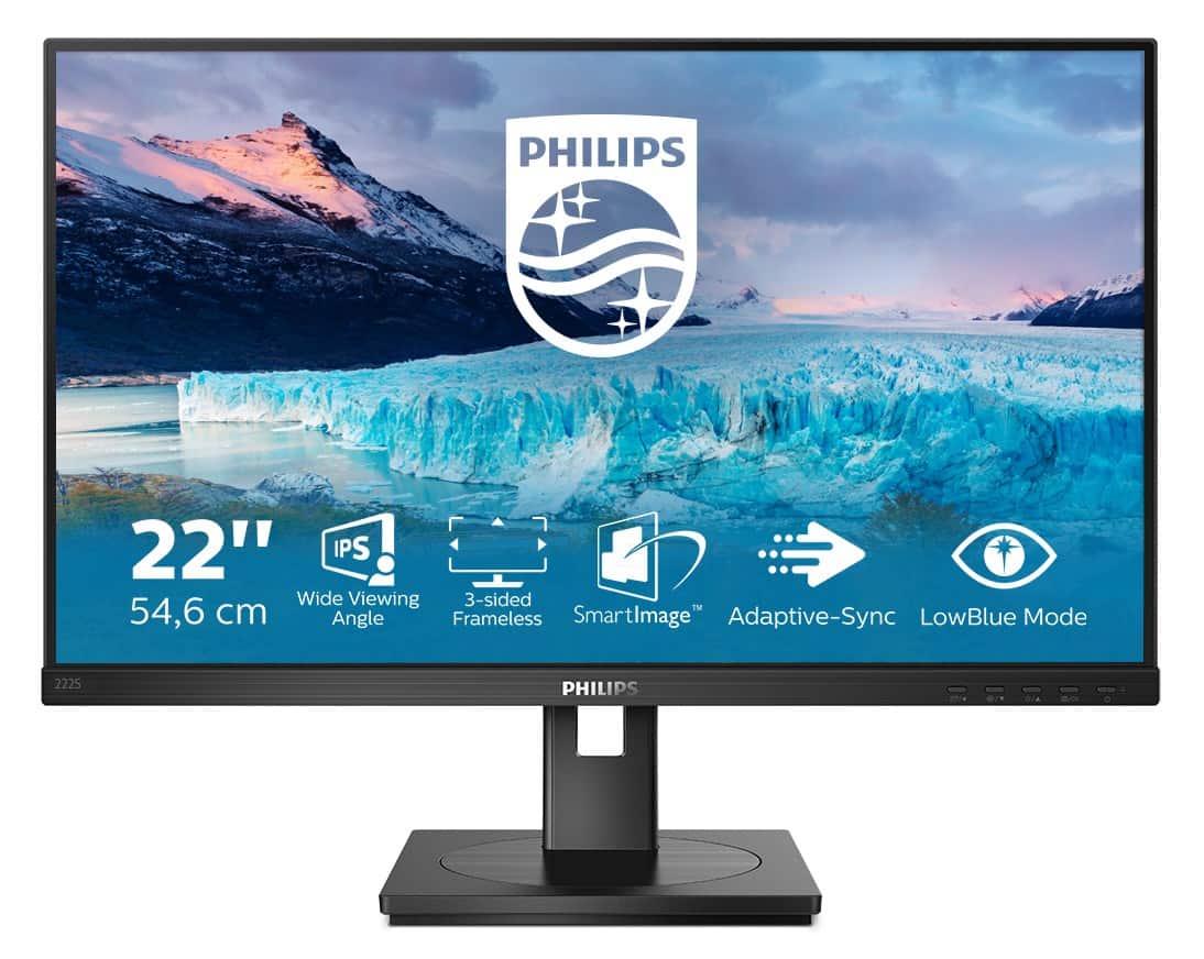 MONITOR PHILIPS LED 21,5" 222S1AE/00 — zdjęcie 1 z 7