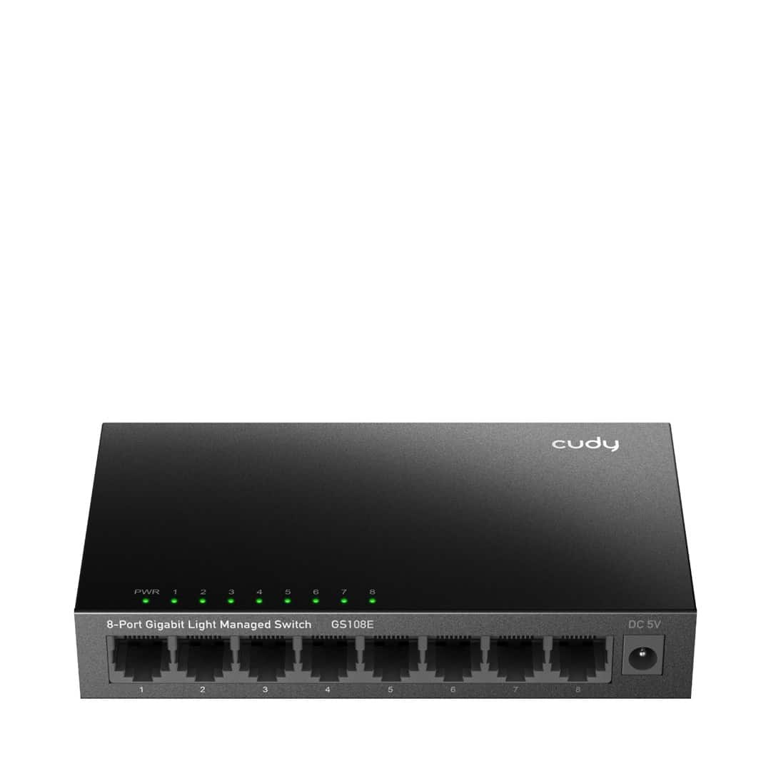 Switch CUDY GS108E 8-portowy zarządzalny — zdjęcie 1 z 3