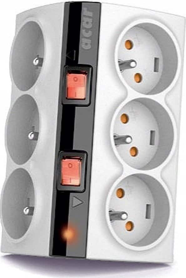 Listwa przeciwprzepięciowa HSK DATA ALP-ACARsmart---13 (6 x UTE; 10 A; 3m; kolor szary)