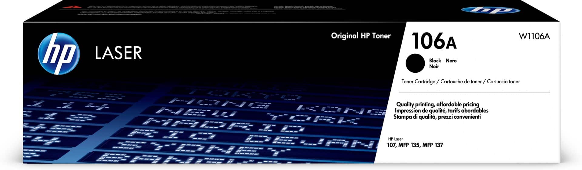 Toner HP czarny HP 106A, 1000 stron