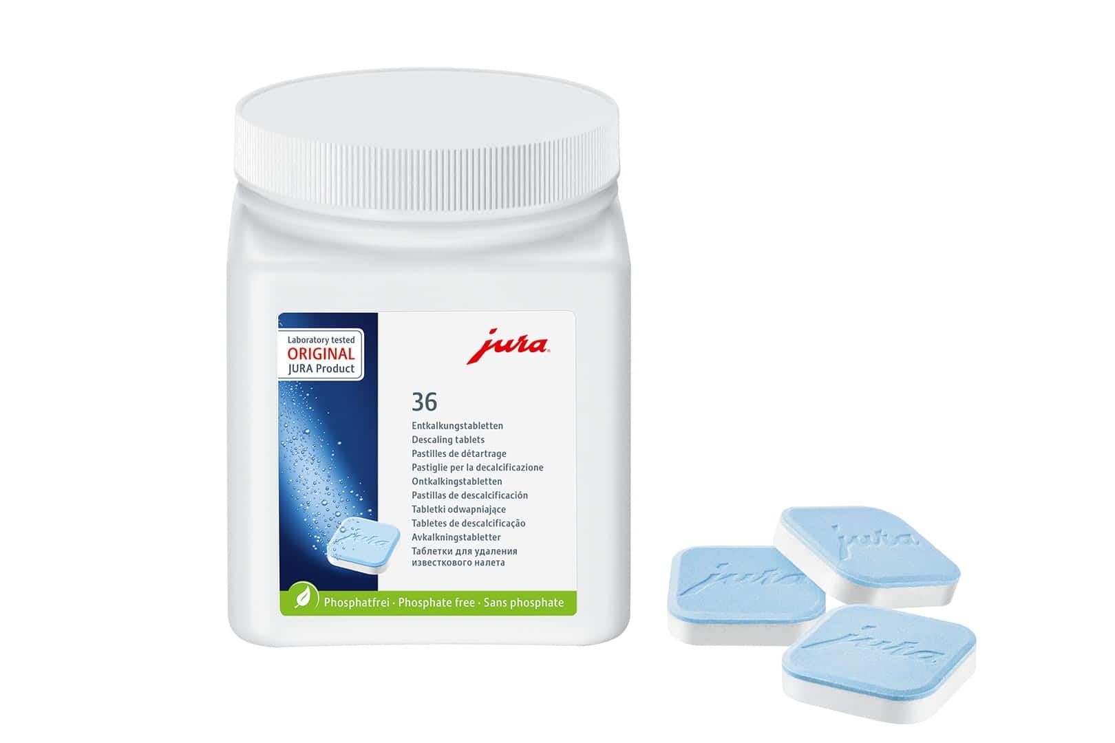 Tabletki odkamieniające do ekspresów Jura 36szt — zdjęcie 1 z 3