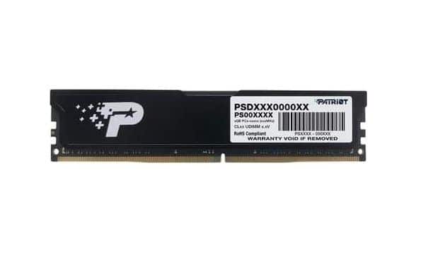 PATRIOT DDR4 8GB 3200MHz 1 Rank UDIMM