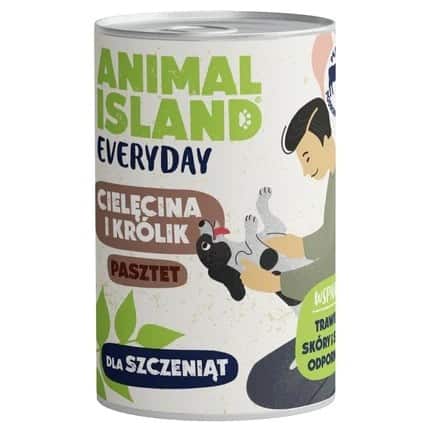 ANIMAL ISLAND Everyday cielęcina i królik 400g