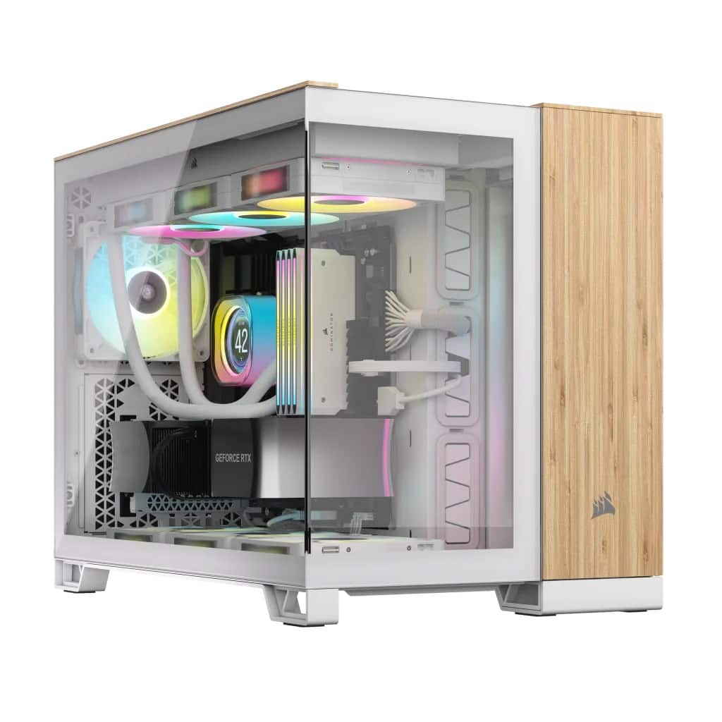 Obudowa Corsair 2500X WHITE/BAMBOO 2-letnia gwarancja — zdjęcie 1 z 3