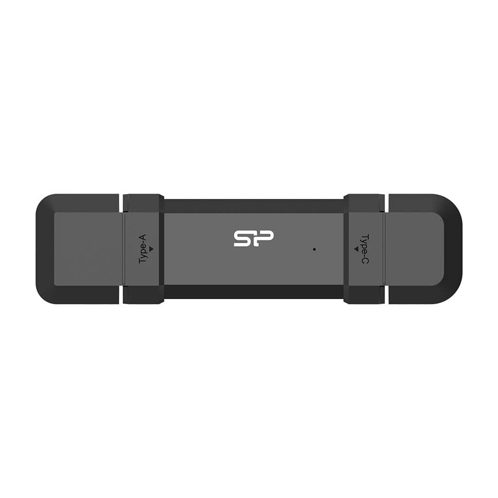 SSD Silicon Power DS72 250GB USB-A USB-C Black