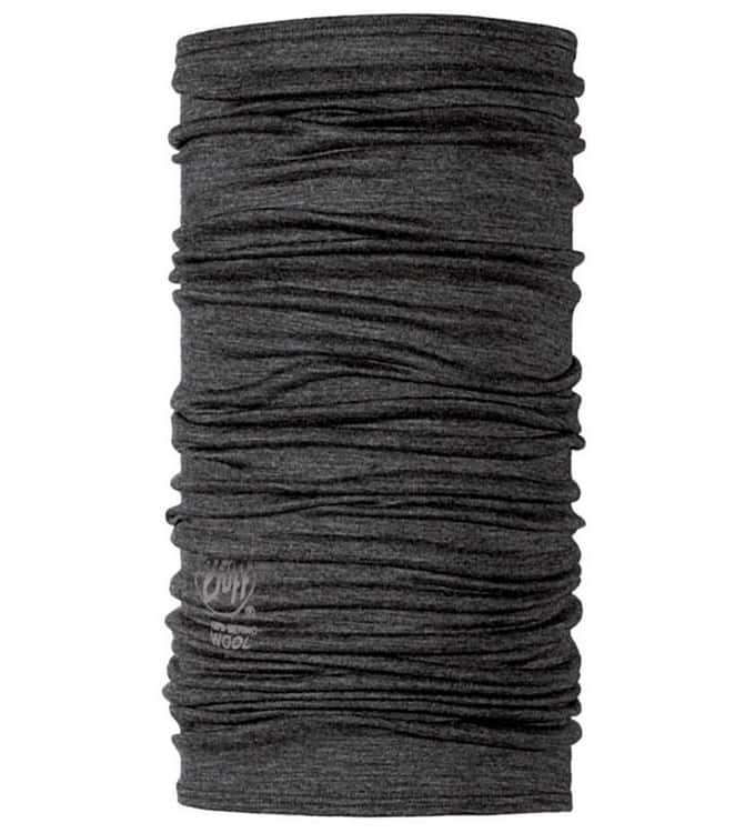 Chusta wielofunkcyjna Buff Merino Lightweight, solid grey