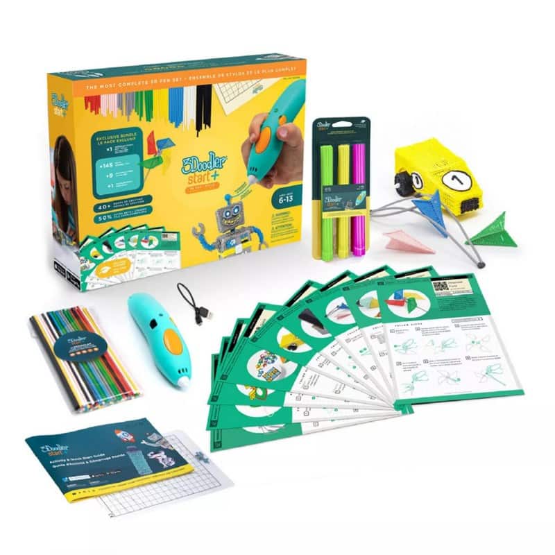 3DOODLER DŁUGOPIS DO DRUKU 3D DLA DZIECI W WIEKU OD 6 LAT 3DOODLER START PLUS, ZESTAW ROZSZERZONY SPLUS-COSTC — zdjęcie 1 z 6