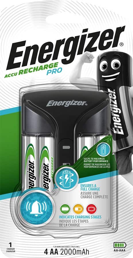ENERGIZER ŁADOWARKA PRO+4AA HR6 2000mAh