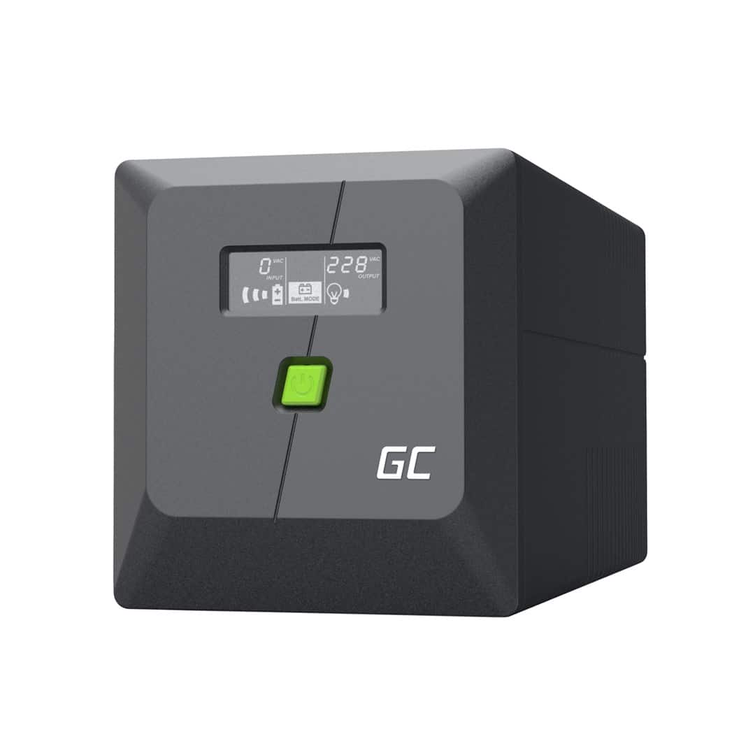 GREEN CELL UPS POWERPROOF 600W/1000VA MODYFIKOWANA SINUSOIDA (OUTLET) — zdjęcie 1 z 8