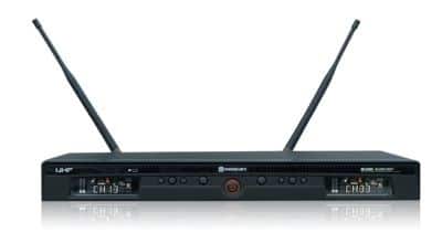 RELACART MIKROFON BEZPRZEWODOWY ODBIORNIK PODWÓJNY UR-230D + 2X MIKROFON POWIERZCHNIOWY UB-222 — zdjęcie 1 z 2