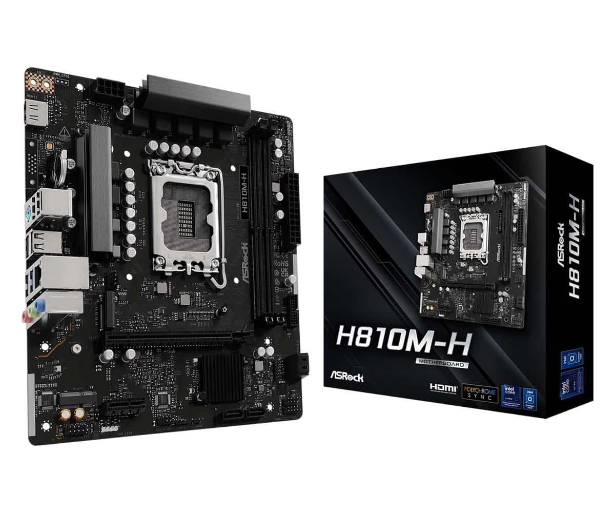 Płyta główna Asrock H810M-H Socket-1851 — zdjęcie 1 z 5