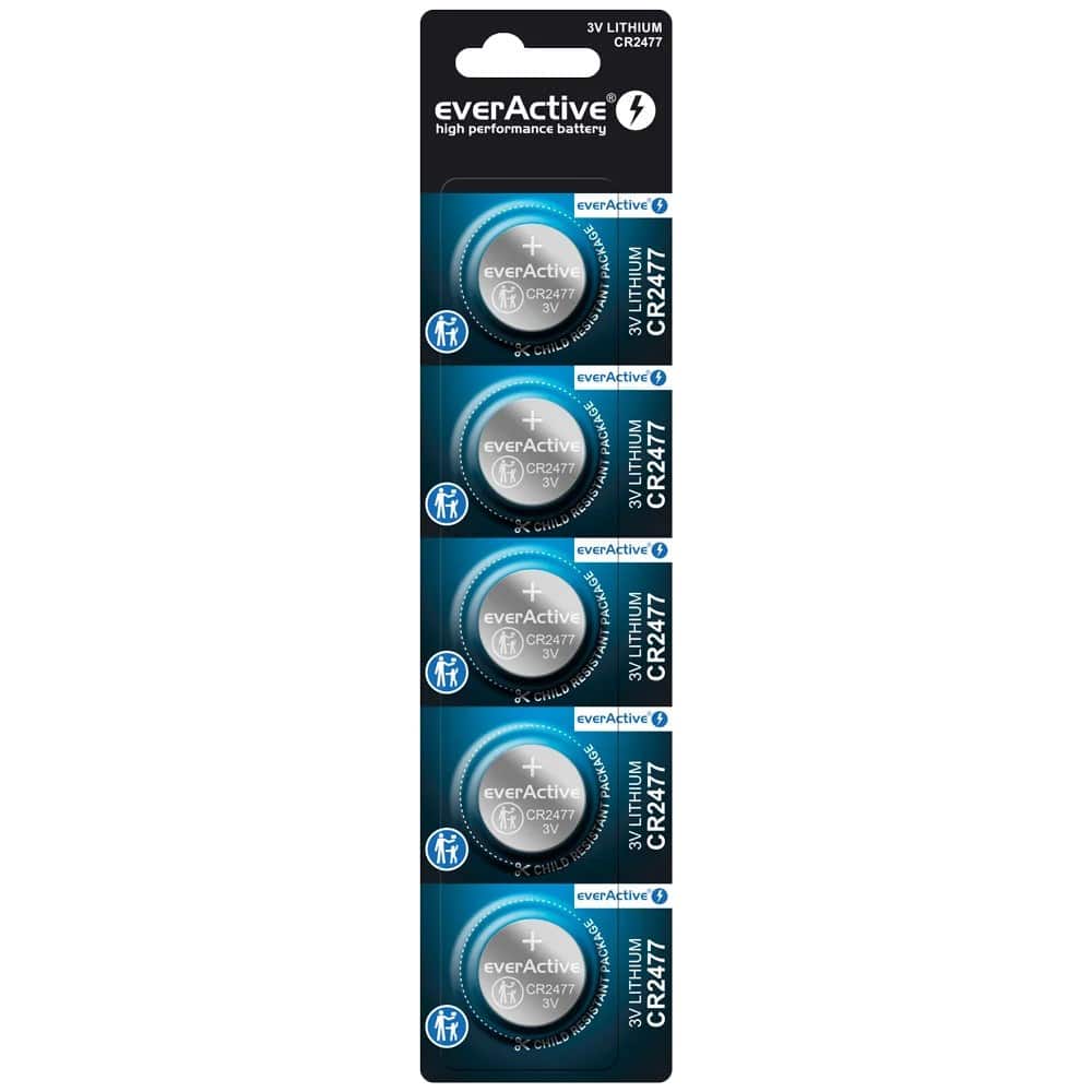 EVERACTIVE BATERIA LITOWA CR2477 5 SZT. — zdjęcie 1 z 2