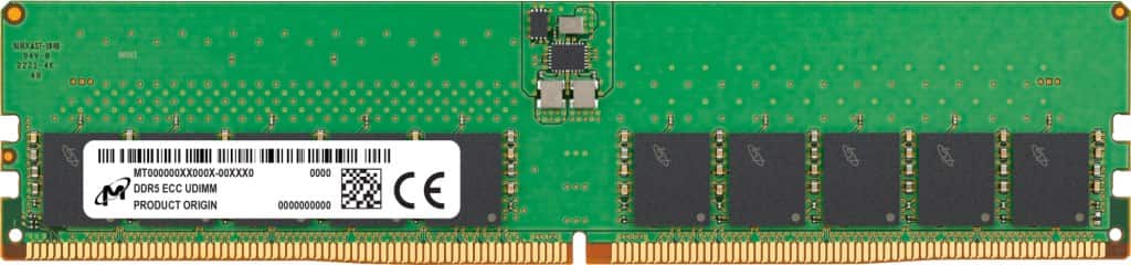 Micron ECC UDIMM DDR5 32GB 4800MHz
