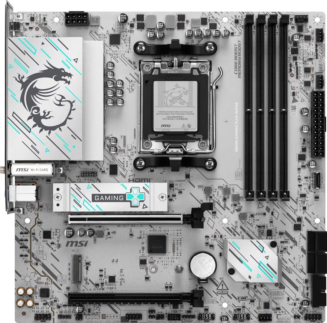 Płyta główna MSI B840M GAMING PLUS WIFI6E Socket AM5 — zdjęcie 1 z 7