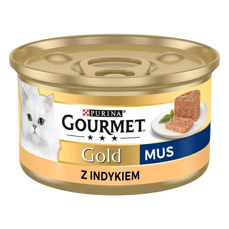 PURINA Gourmet Gold Mus z indykiem - mokra karma dla kota - 85 g — zdjęcie 1 z 8