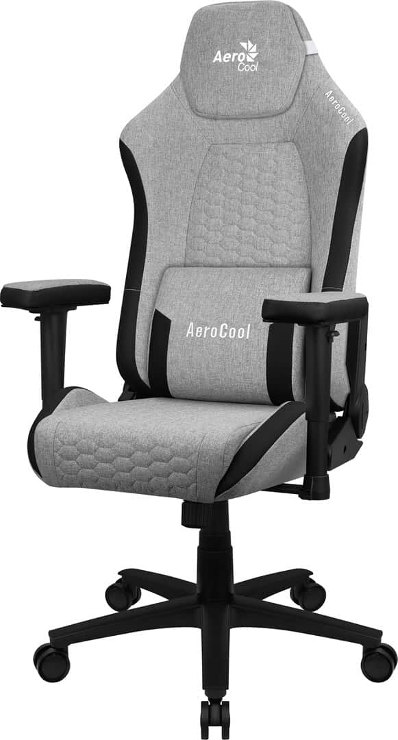Fotel AEROCOOL CROWN AeroWeave Ash Grey — zdjęcie 1 z 7