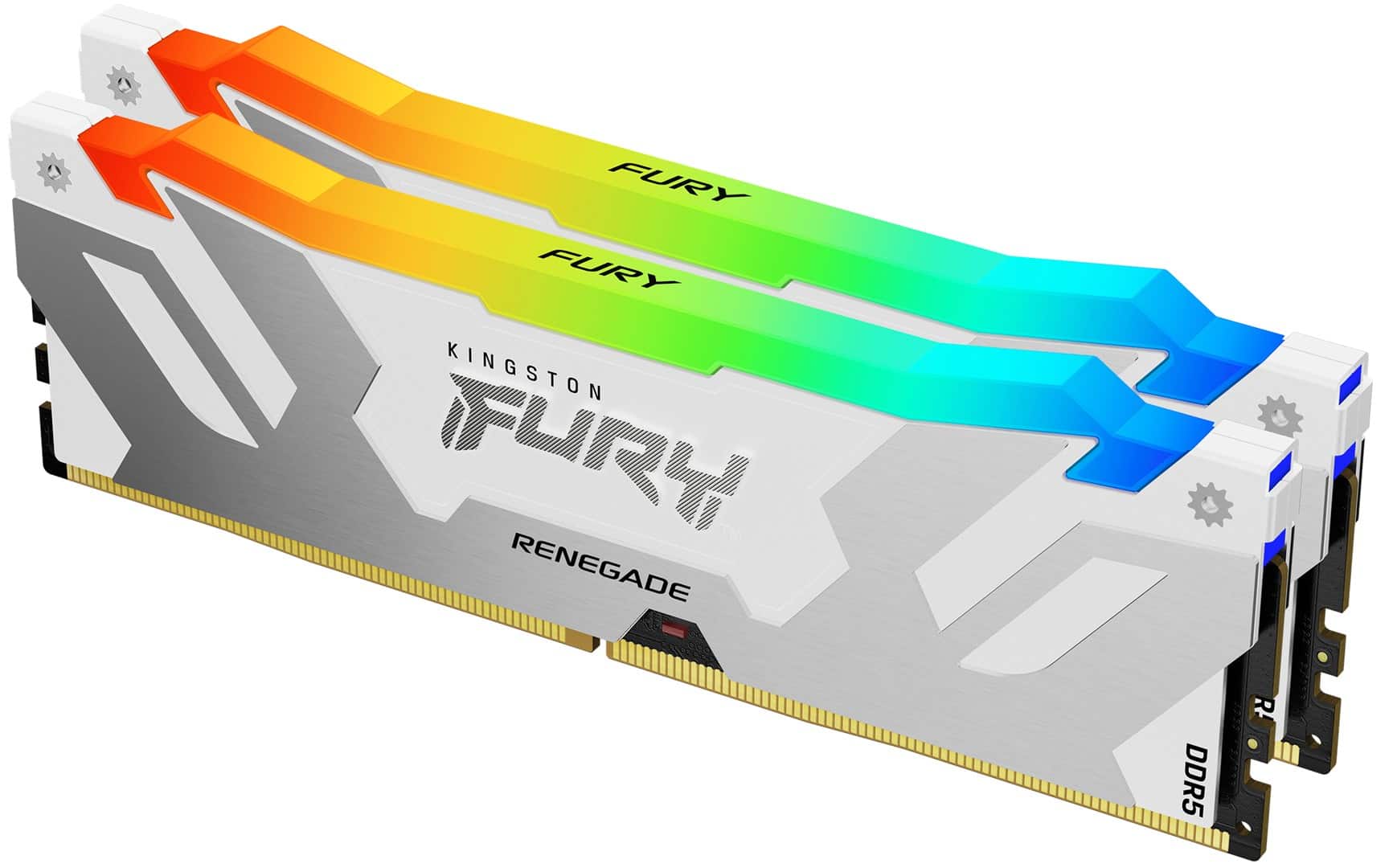 Kingston FURY DDR5 32GB 7200MHz CL38 Renegade White RGB XMP — zdjęcie 1 z 8