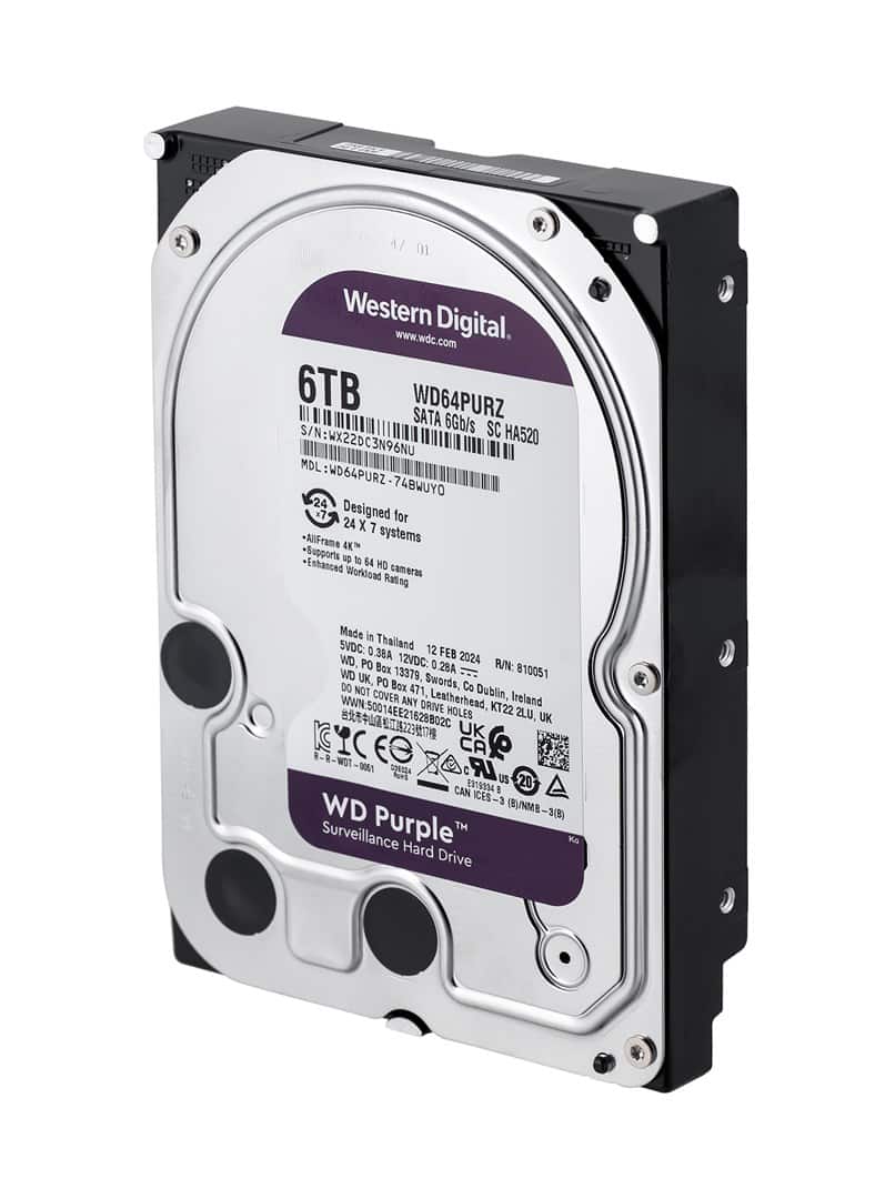 Dysk HDD WD Purple WD64PURZ 6 TB 3.5" — zdjęcie 1 z 5