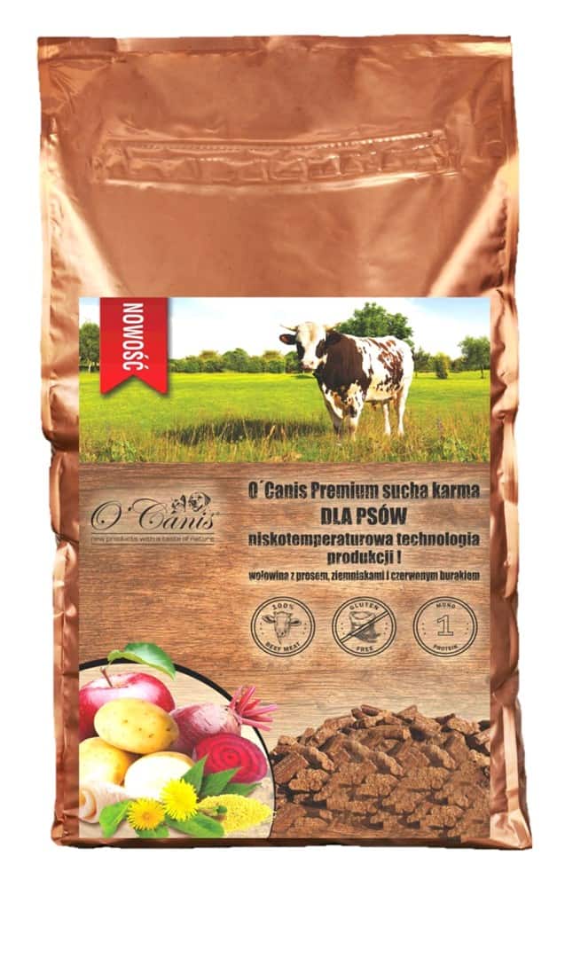 O'Canis Premium wołowina, ziemniak, burak 6kg