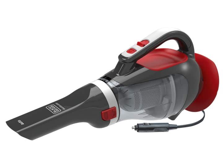 Odkurzacz samochodowy BLACK+DECKER ADV1200-XJ (12W; kolor czerwono-szary) — zdjęcie 1 z 6