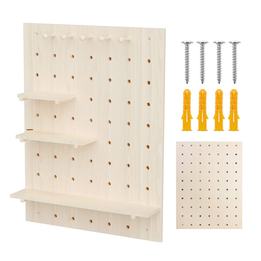 MACLEAN Tablica Organizer, Jasne Drewno, 60x80 cm — zdjęcie 1 z 8