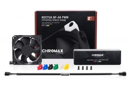 Wentylator NOCTUA NF-A8 PWM chromax.black.swap 7 łopatek — zdjęcie 1 z 6