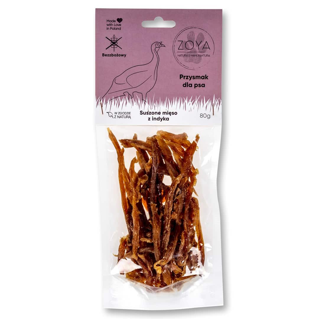 ZOYA mięso z Indyka przysmak dla psa 80g — zdjęcie 1 z 2