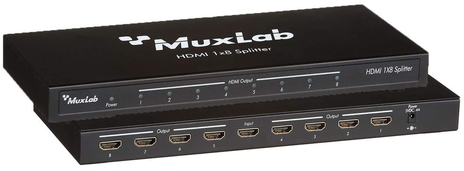 MUXLAB SPLITTER HDMI 1X8, UHD-4K