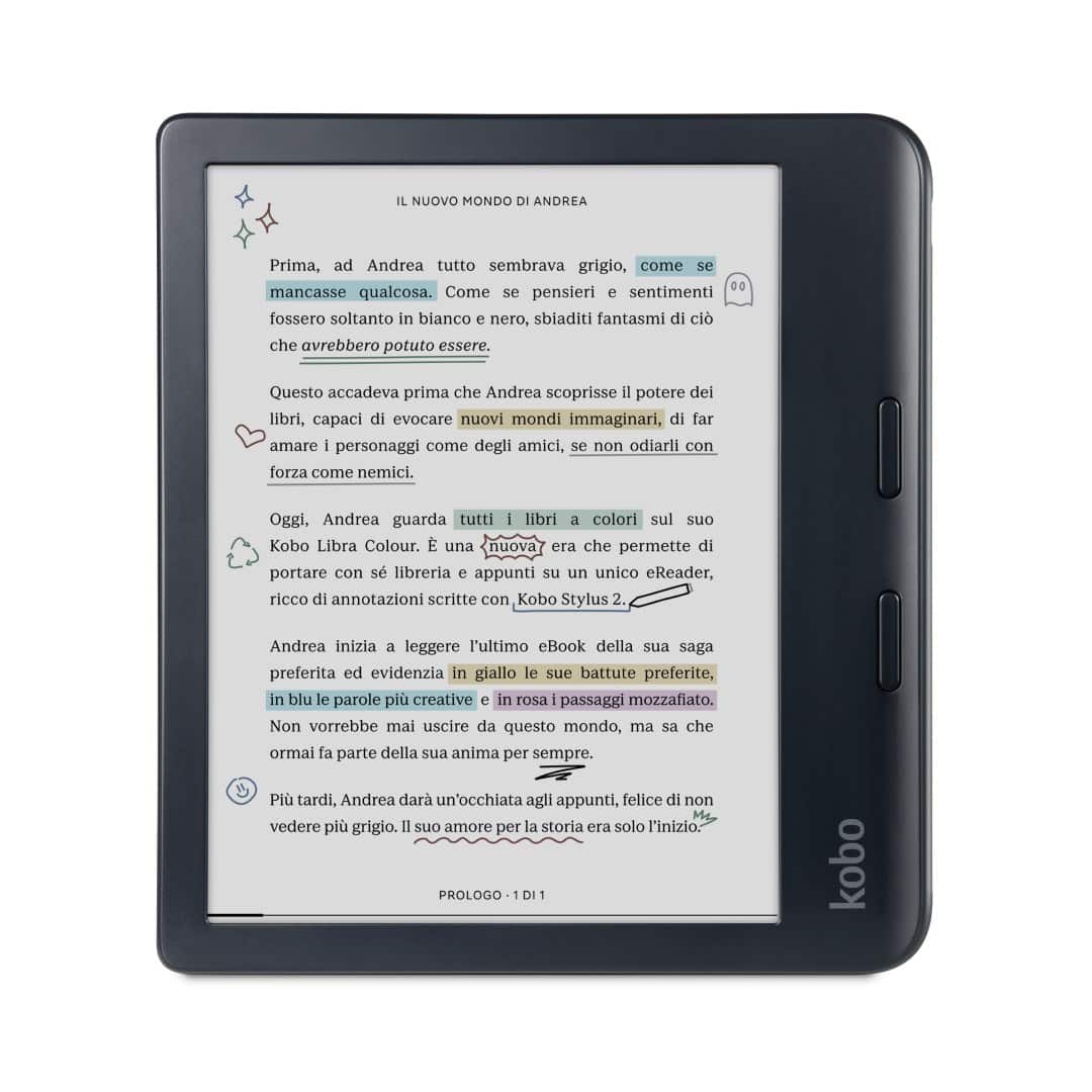 Czytnik Ebook Kobo Libra Colour 7" E-Ink Kaleido 3 32GB WI-FI Black — zdjęcie 1 z 8