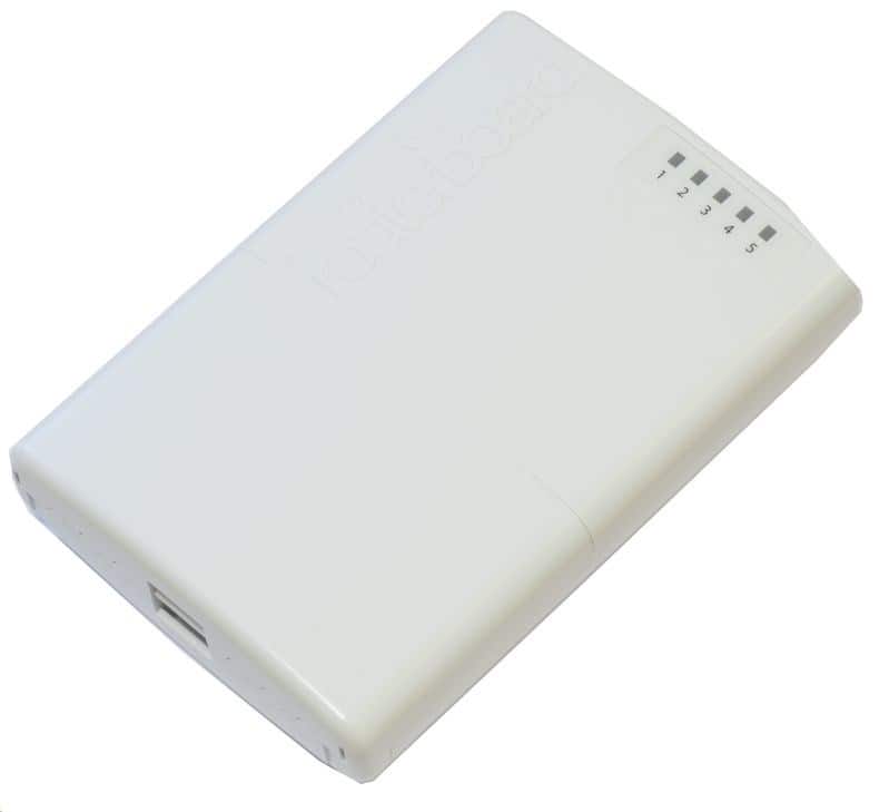Router Mikrotik PowerBox (RB750P-PBr2) Total Ethernet  Ports:5; Architecture:MIPSBE; CPU core:1 — zdjęcie 1 z 8