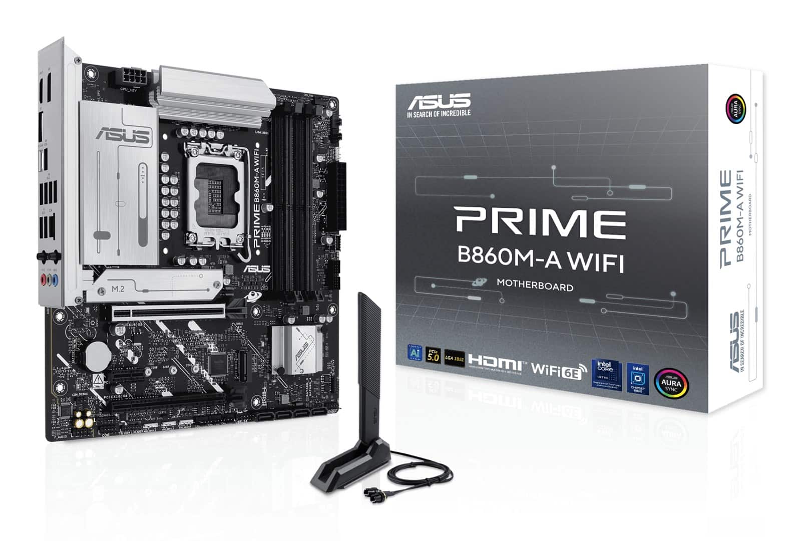 Płyta główna ASUS PRIME B860M-A WIFI LGA 1851 — zdjęcie 1 z 8