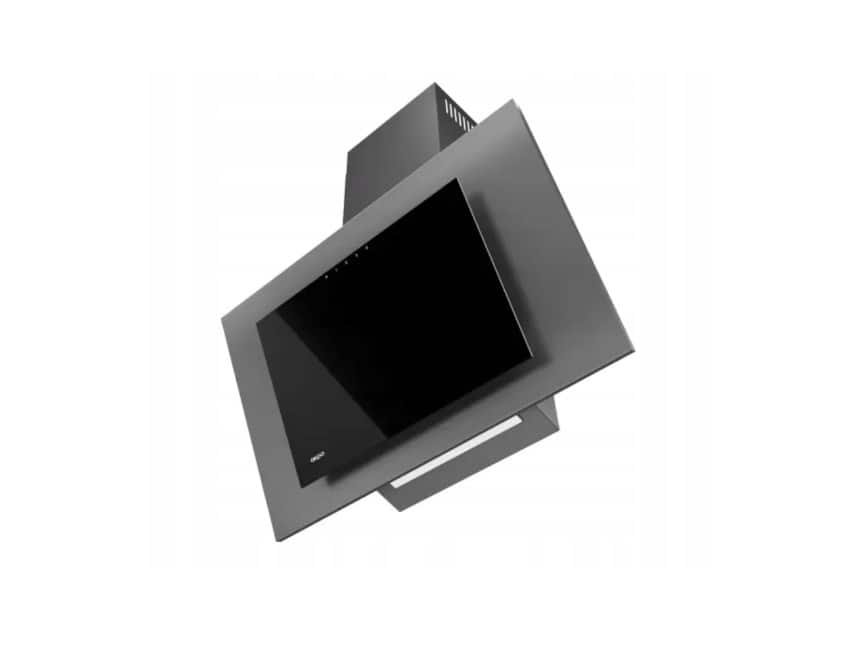 Okap AKPO WK-4 NERO 2.0 60 SZARY/CZARNE SZKŁO T300 Liniowy LED/Siłownik — zdjęcie 1 z 4