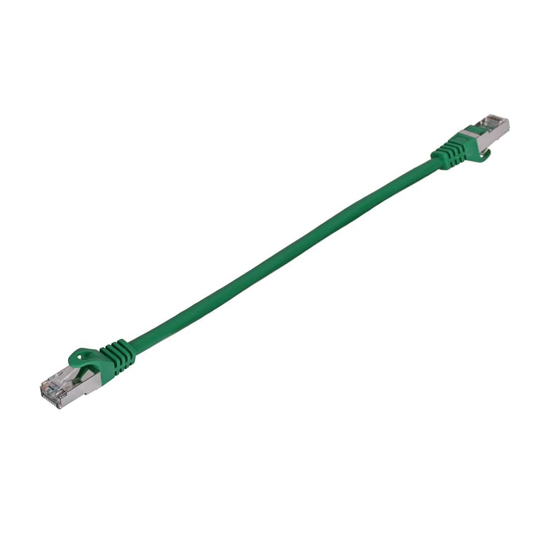 PATCHCORD KAT.6 FTP 0.25M ZIELONY FLUKE 10-PACK — zdjęcie 1 z 2