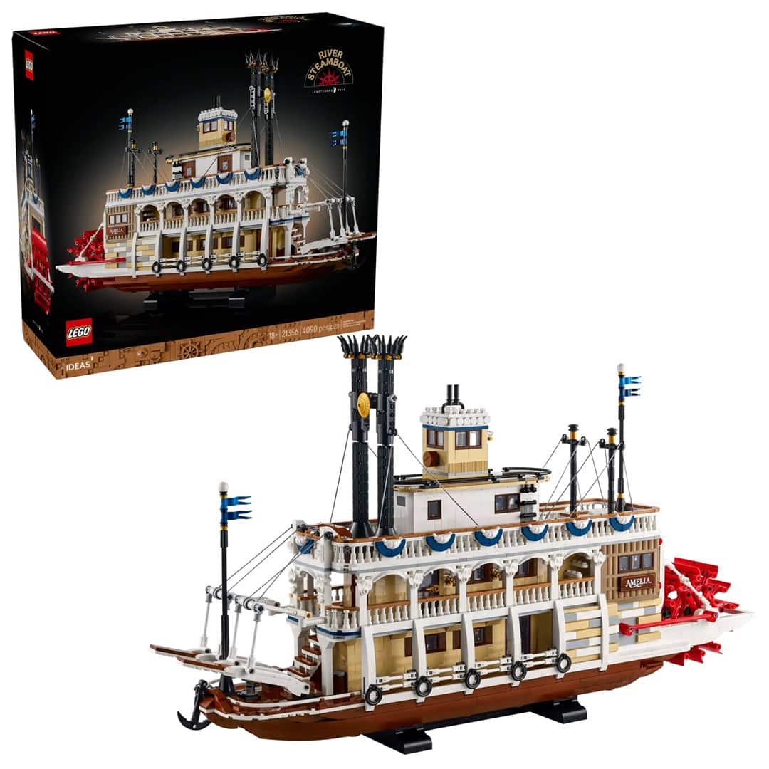 LEGO Ideas Parowiec rzeczny 4090 elementów — zdjęcie 1 z 8