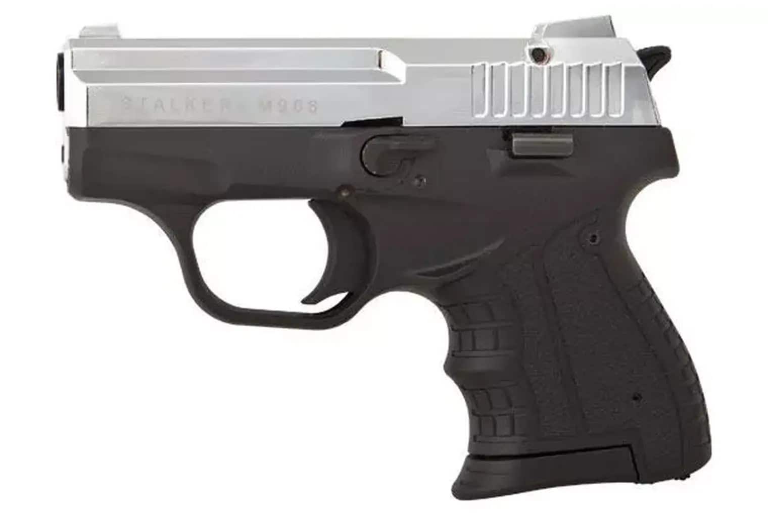 Pistolet hukowy alarmowo sygnałowy STALKER M906 BAS kal. .22 Long Blank (6 mm) Chrom błysk — zdjęcie 1 z 7