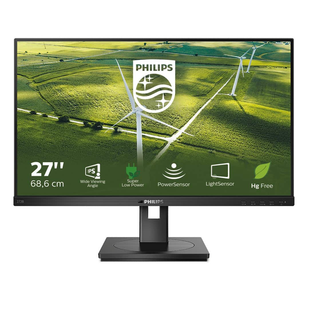 MONITOR PHILIPS LED 27" 272B1G Biznesowy — zdjęcie 1 z 8