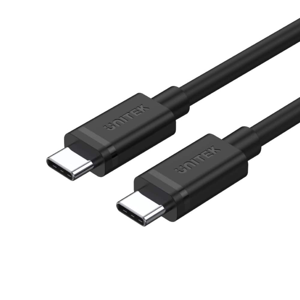 UNITEK KABEL USB C-C 2M, CZARNY — zdjęcie 1 z 3