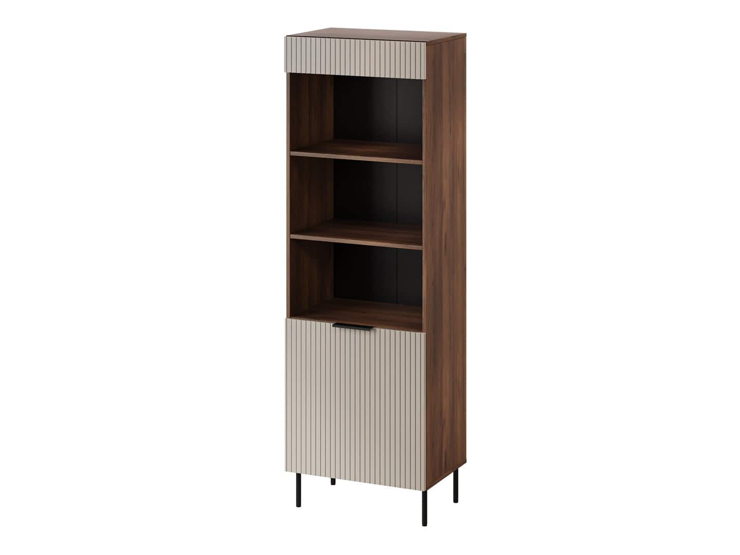 Regał 3 ALMERA 60x42x185 orzech/kaszmir — zdjęcie 1 z 4