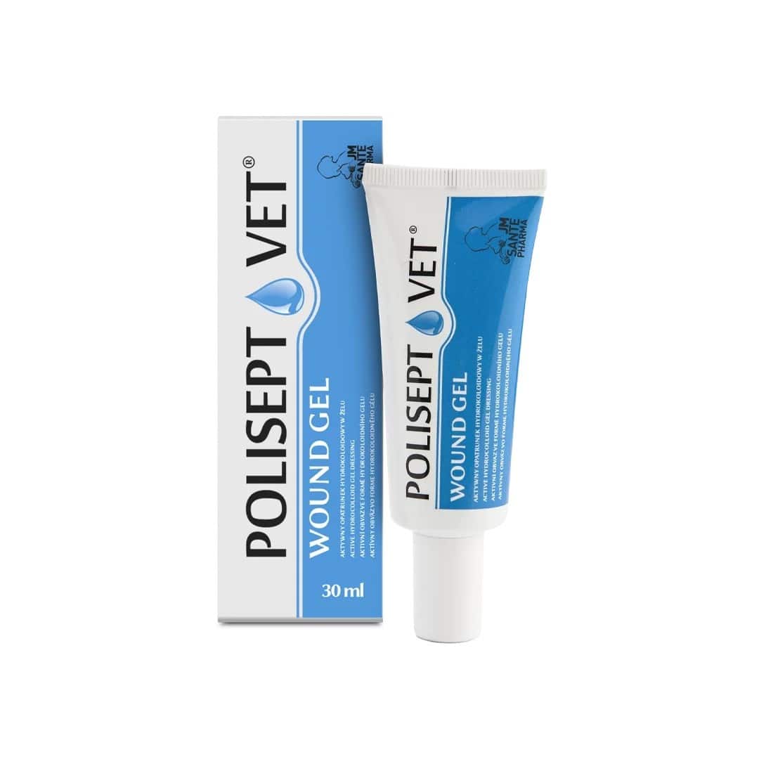 JM SANTE POLISEPT VET GEL opatrunek żelowy 30ml — zdjęcie 1 z 3