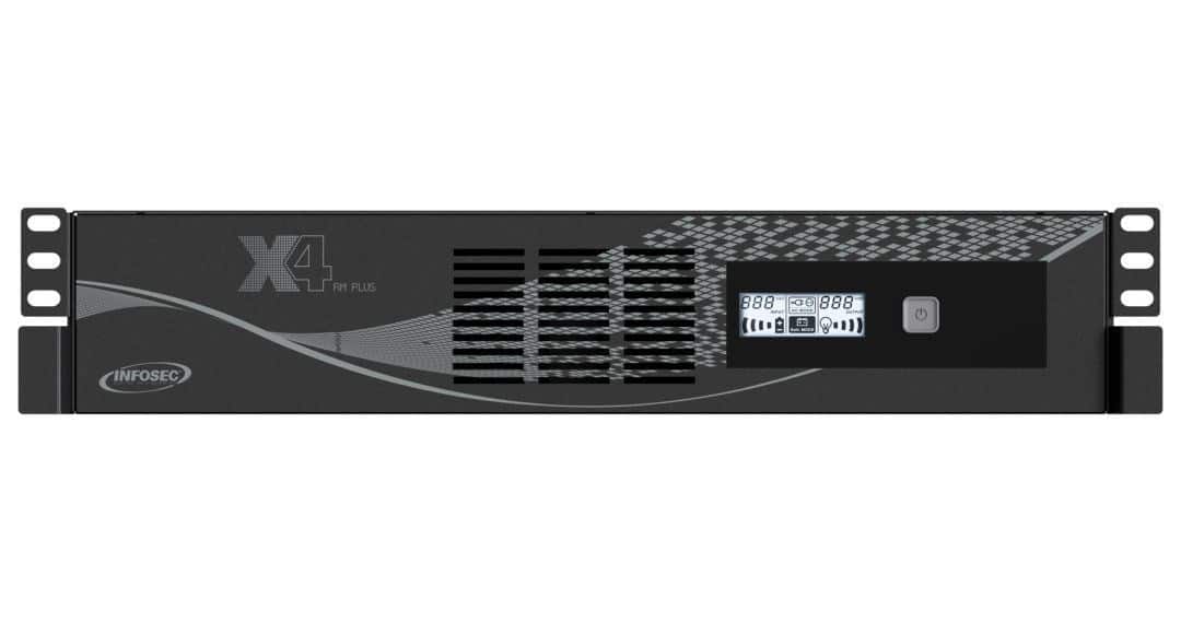 INFOSEC ZASILACZ AWARYJNY UPS X4 600 RM PLUS, 600VA — zdjęcie 1 z 4