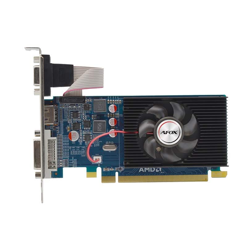 KARTA GRAFICZNA AFOX R5 230 2GB DDR3 DVI HDMI VGA LP AFR5230-2048D3L5 — zdjęcie 1 z 5