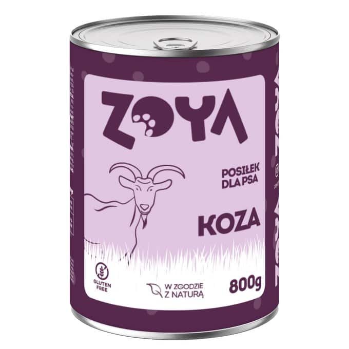 ZOYA Koza – puszka - Karma mokra dla psów - 800g