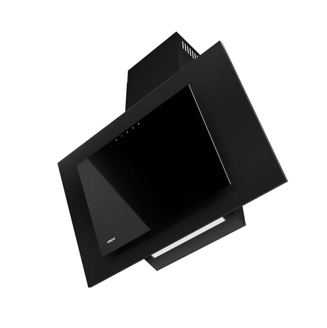 Okap AKPO WK-4 NERO 2.0 50 CZARNY T300 Liniowy LED/Siłownik — zdjęcie 1 z 8